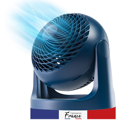 Iris Ohyama Woozoo Ventilateur de Table, 23㎡, Inclinaison verticale à 360°, Blanc, 3 Vitesses, Silencieux, Portable, Idéal pour Chambre, Cuisine, Refroidisseur air, Puissant, Made in France, PCF-HE18 Iris Ohyama Woozoo Ventilateur de Table, 23㎡, Inclinaison verticale à 360°, Blanc, 3 Vitesses, Silencieux, Portable, Idéal pour Chambre, Cuisine, Refroidisseur air, Puissant, Made in France, PCF-HE18