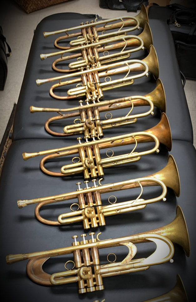 Monette handmade Bb trumpets