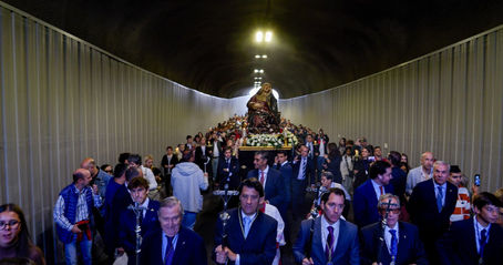 Valladolid | El Corazón de Jesús devuelve amor por amor a la Virgen de Las Angustias en su misión evangelizadora