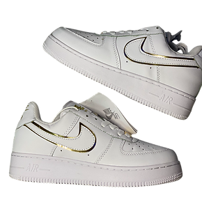 AF1 Viền Gold – Nike Air Force 1 ESS Metallic Gold Rep 1:1