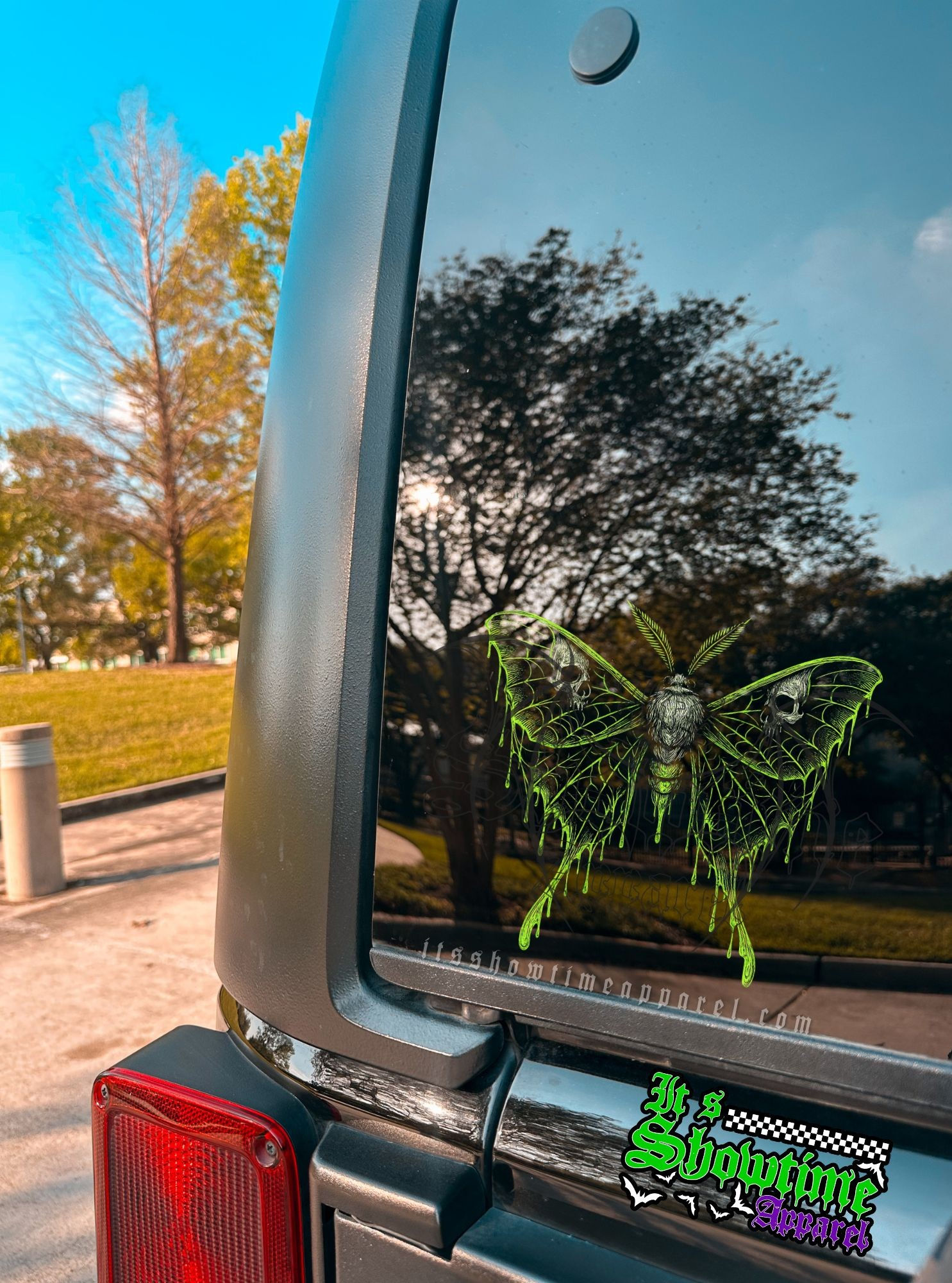 Death Moth Car Decal