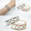 Thumbnail: cubic zirconia hearts bangle
