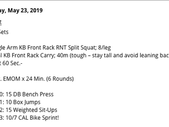 MURPH THIS SATURDAY AT 9:30AM