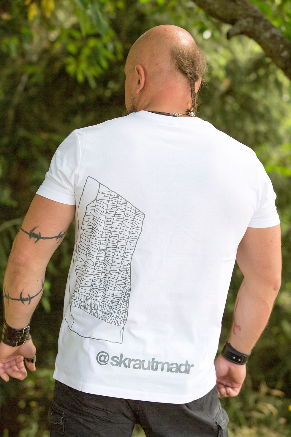 Miniaturbild: RÙNARSTEINN RÖK - T-Shirt weiß - Bio-Baumwolle