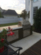 cooking view outdoor living kitchen spac