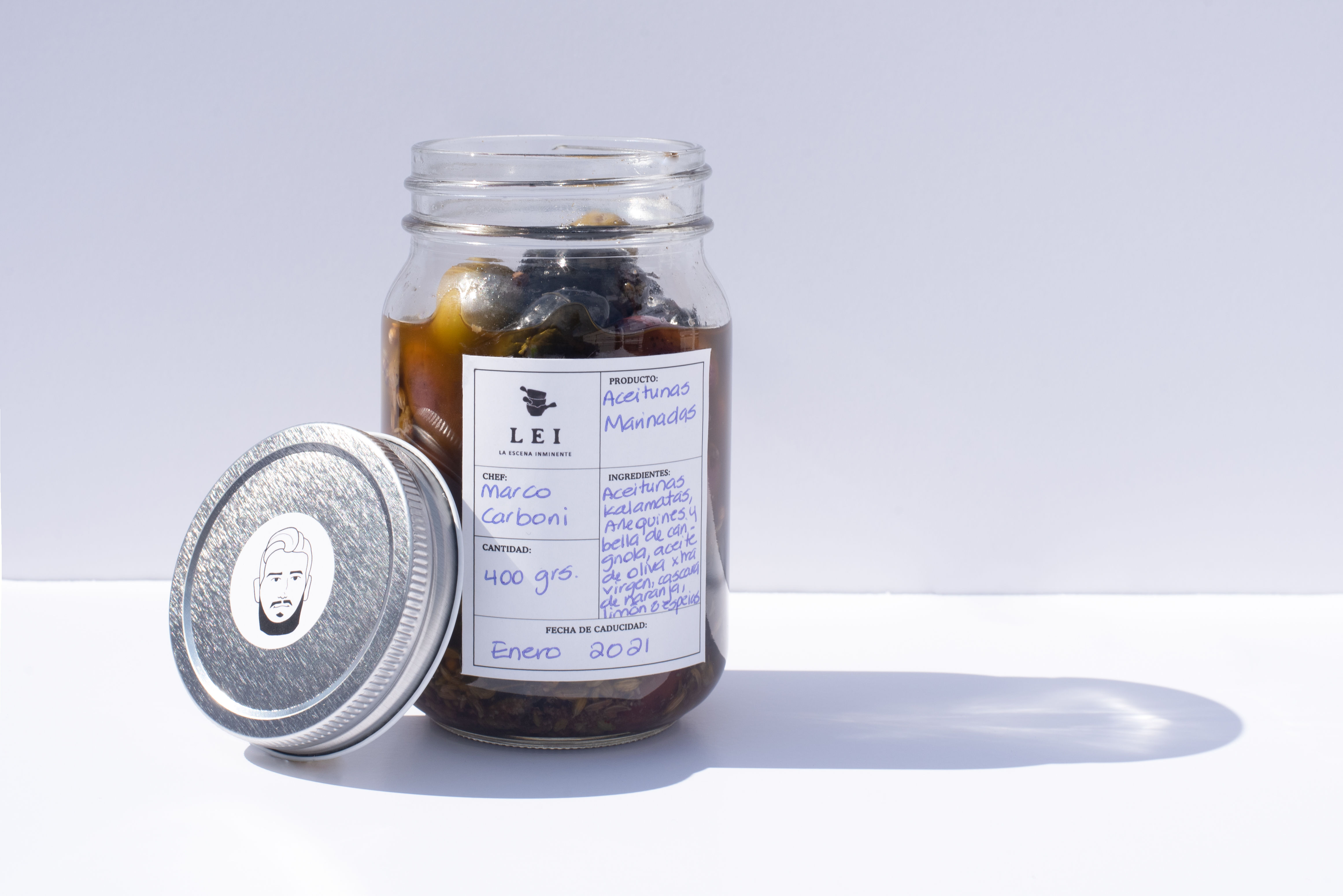 Aceitunas Marinadas en Extra-Virgen y especias