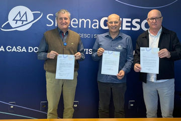 Presidente da COOPERA visita o Sistema OCESC para alinhamento institucional