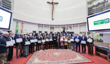 Assembleia Legislativa homenageia a Unimed Grande Florianópolis em Sessão Solene