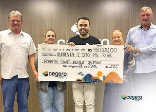 Cooperação que faz a diferença: Cegero destina R$ 620 mil para educação, saúde e assistência social