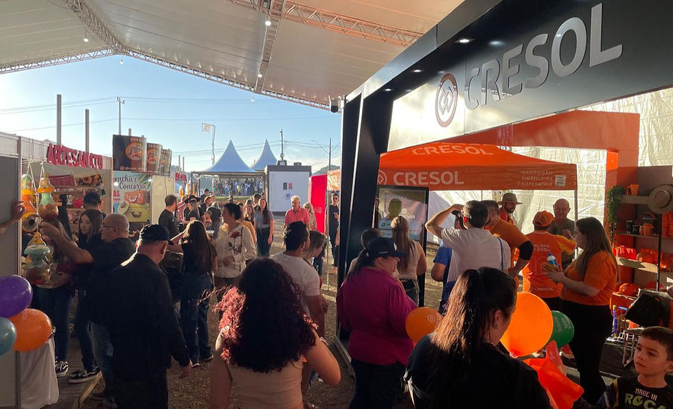 Cresol Ativa participa da 10ª ExpoTílias e fortalece relacionamento com a comunidade