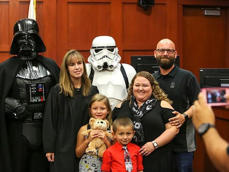 Star Wars Adoption Makes Front Page of Orlando Sentinel