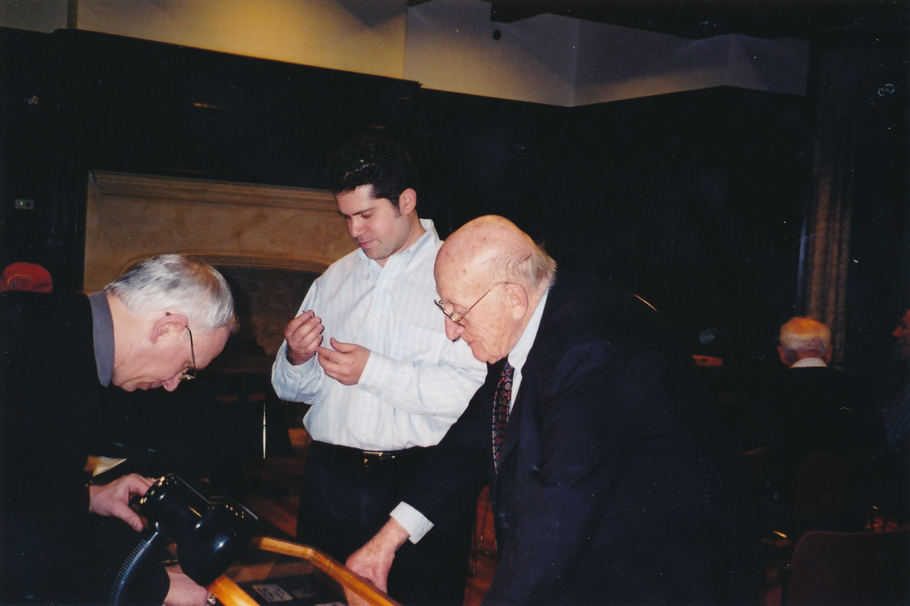 Michael Joffre, Bill Whetstone with/avec client Gerry Maass