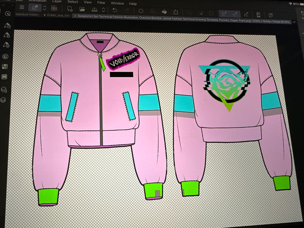 jacket design sketch Z2