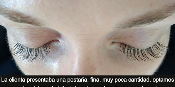 extensión de pestañas Legado estética