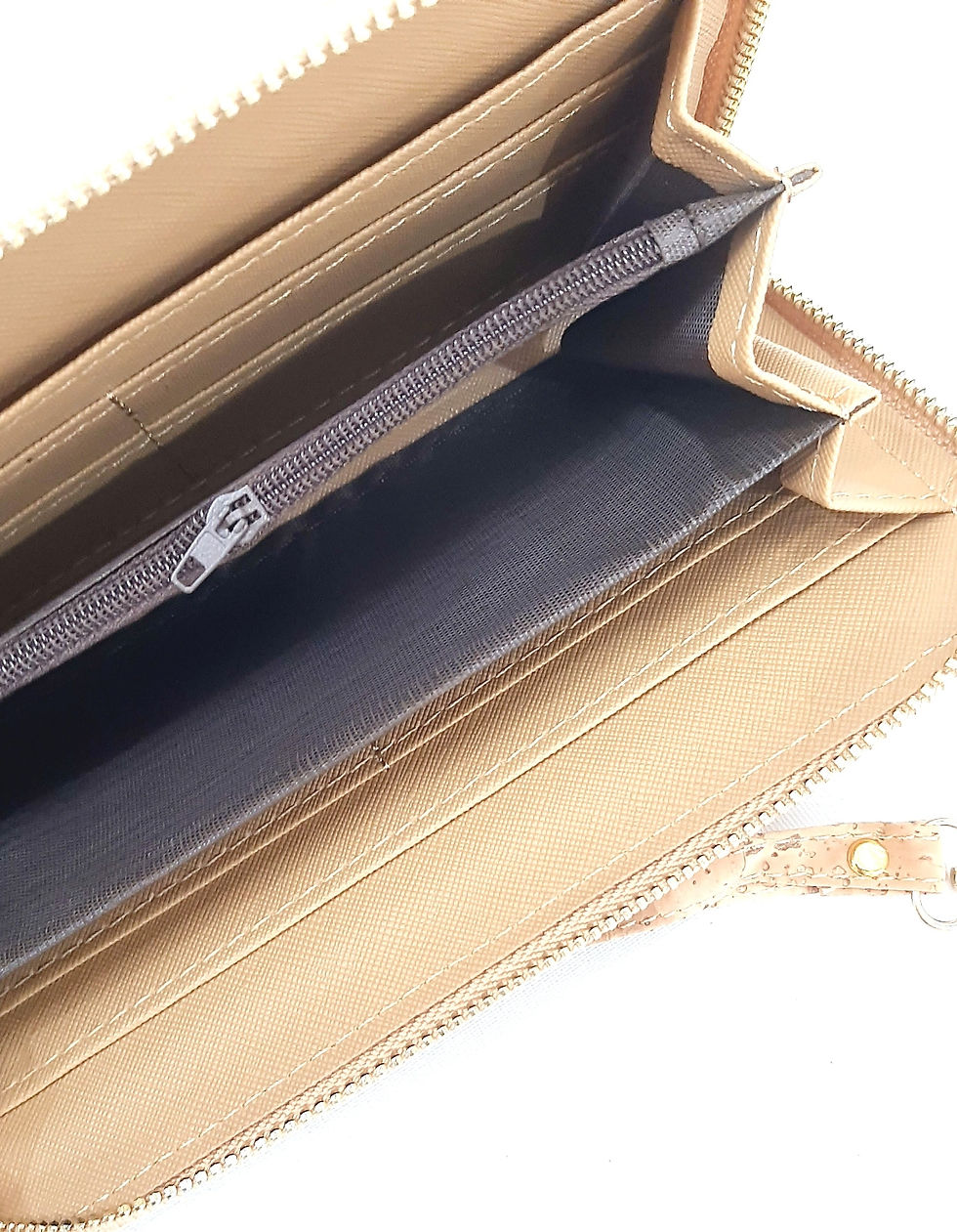 Miniatura: Cartera cremallera corcho 