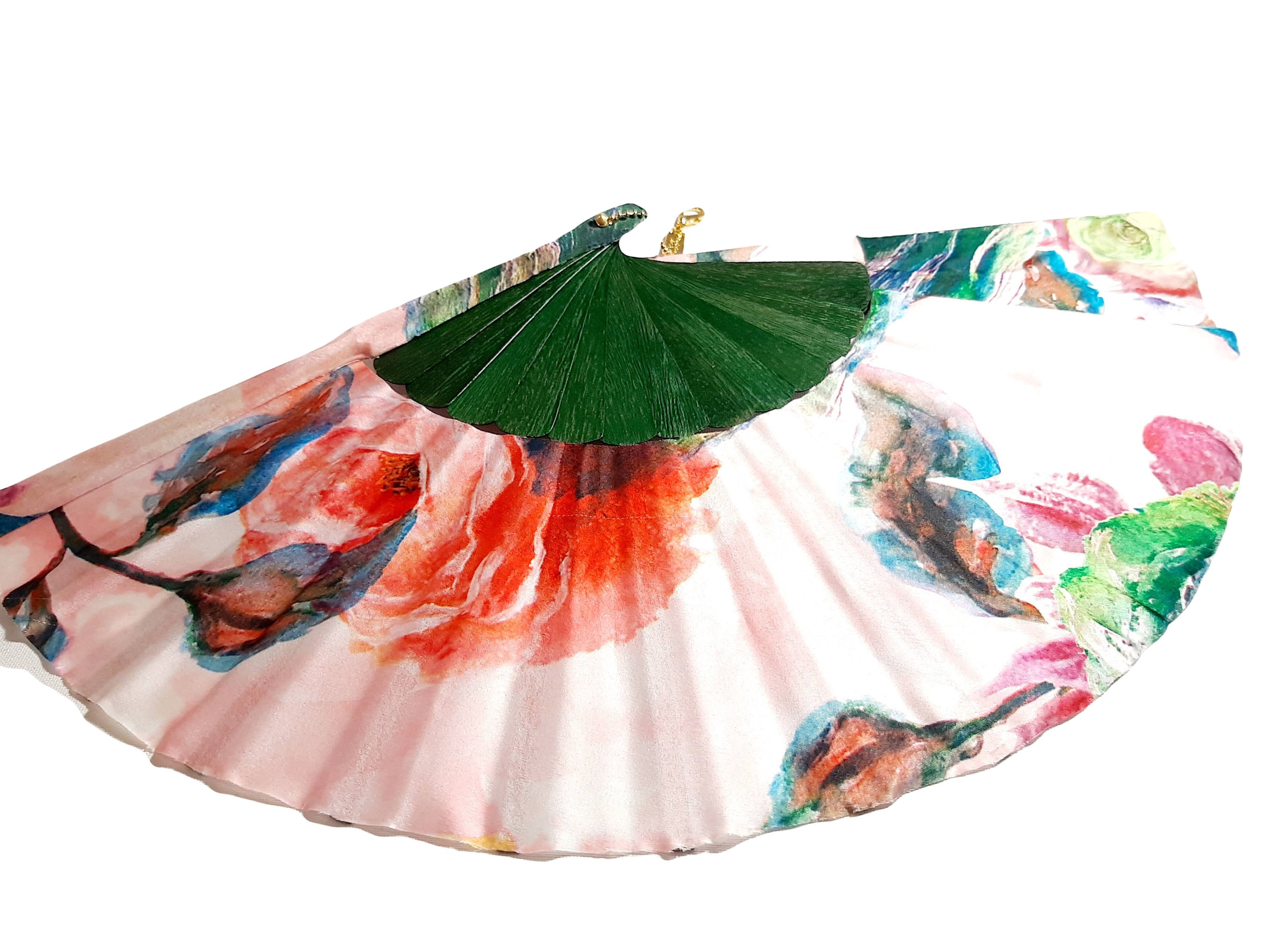 Abanico Tela artesano V/R