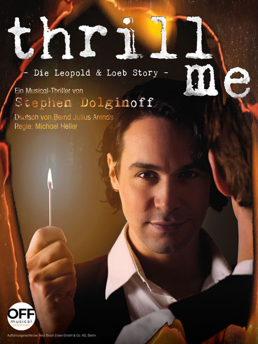 Plakat der Show "Thrill Me"