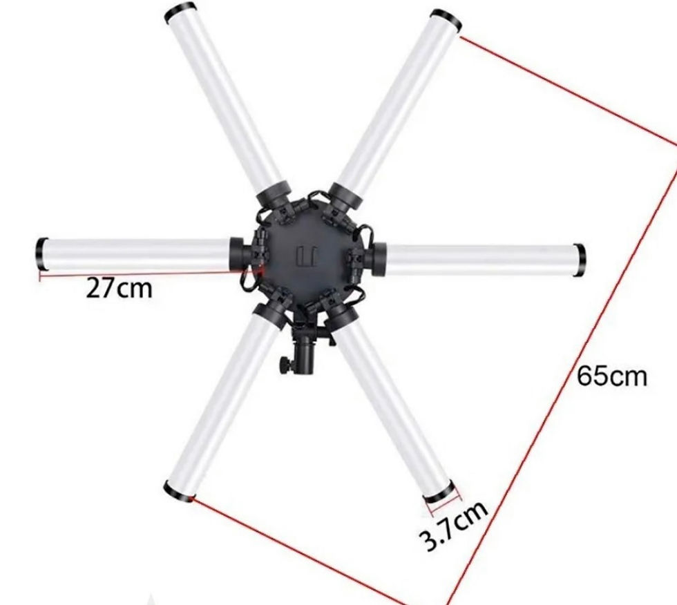 Miniatura: Aro de Luz Led estrella 65cm 