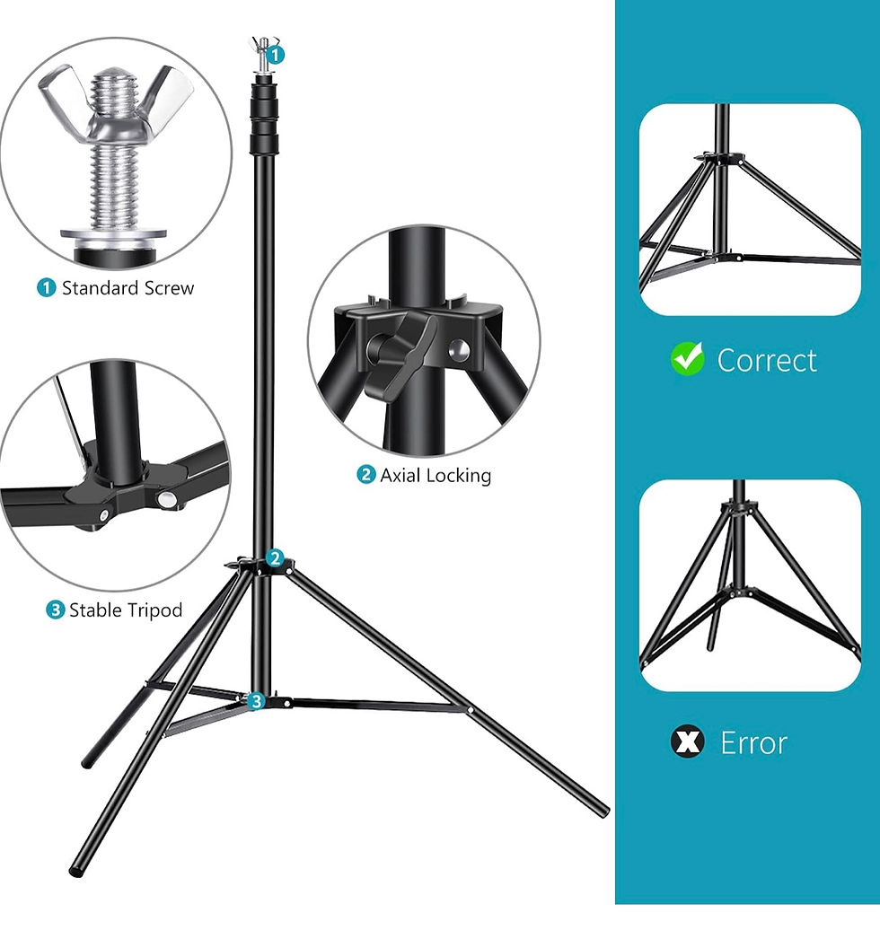 Miniatura: Soporte para telón de estudio de fotografía 2x2 mts 