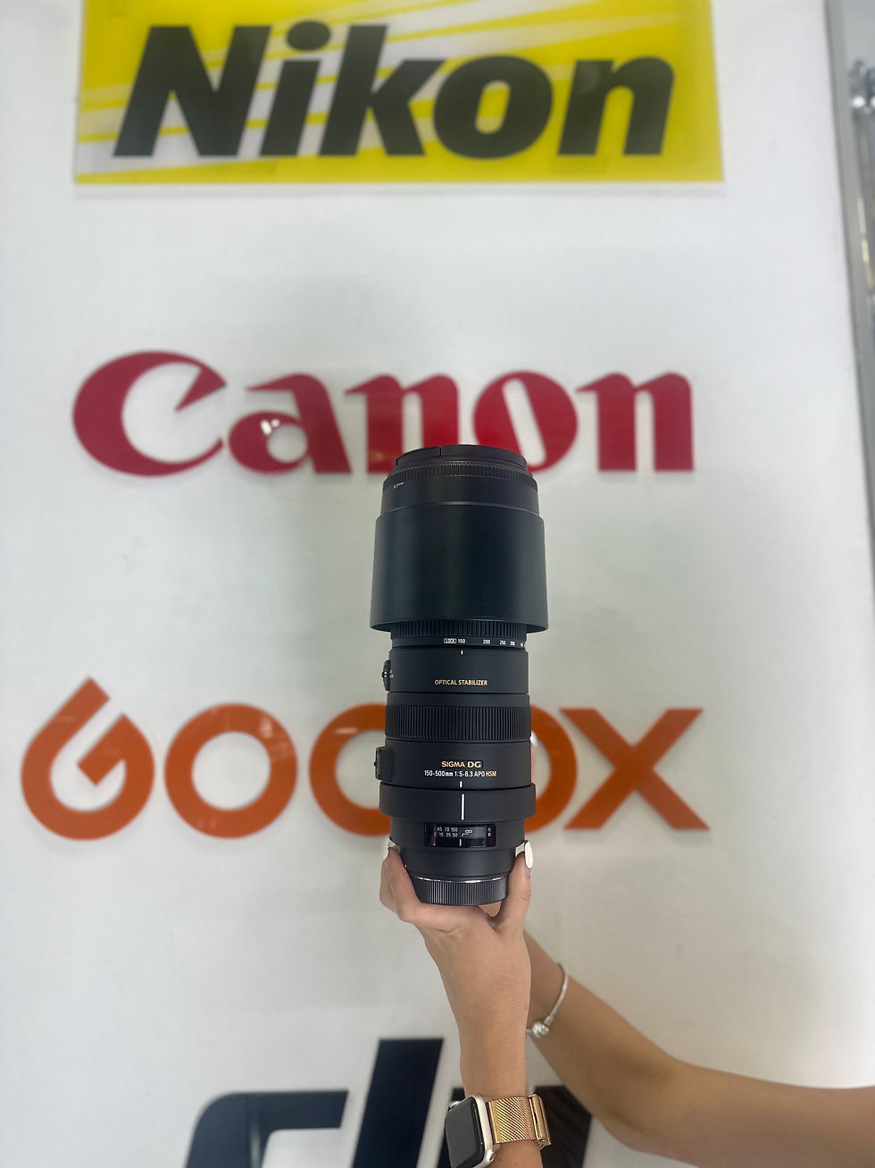 Miniatura: Sigma 150 mm-500 mm f/5-6.3 AF APO DG OS HSM teleobjetivo zoom
