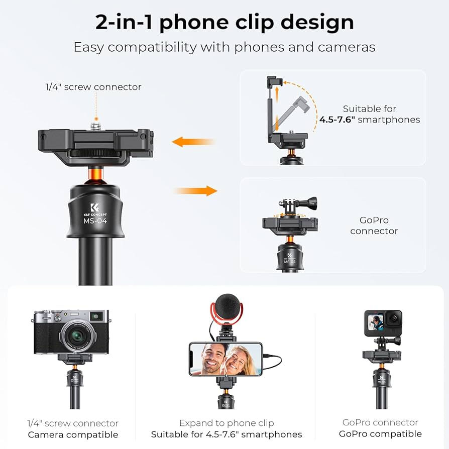 Miniatura: Tripode viajero Selfi Stick 2 en 1 