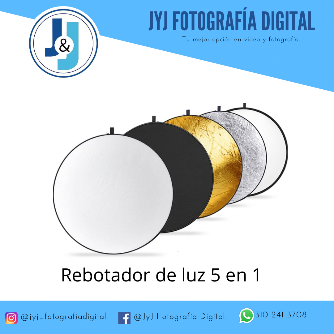 Rebotador de luz Flesh 60cm 5 en 1 