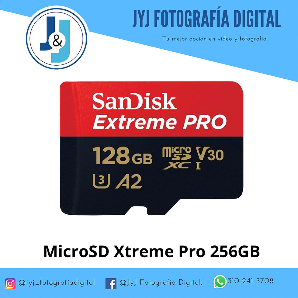 Miniatura: Memoria SanDisk-128GB  Extreme Pro MicroSDXC 128GB + adaptador SD Flash 200M