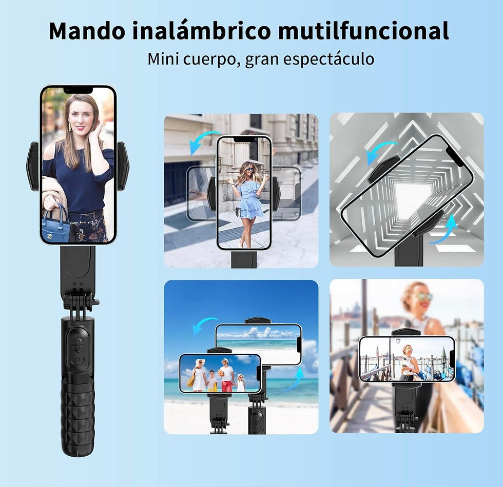 Miniatura: Estabilizador para celular de 2 ejes Q9 