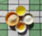 Ingredients for almond cookies