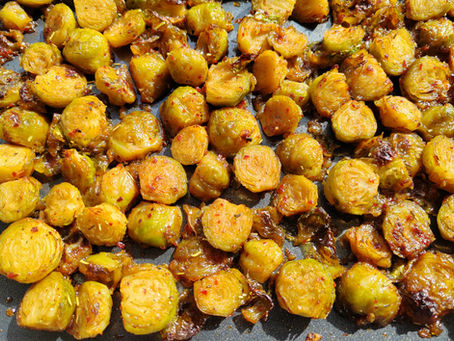 Gochugaru Roasted Brussels Sprouts