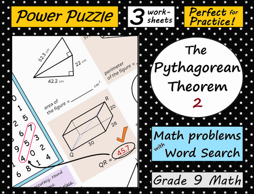Pythagorean Theorem 2, Math (Grade 9) | Power Puzzle