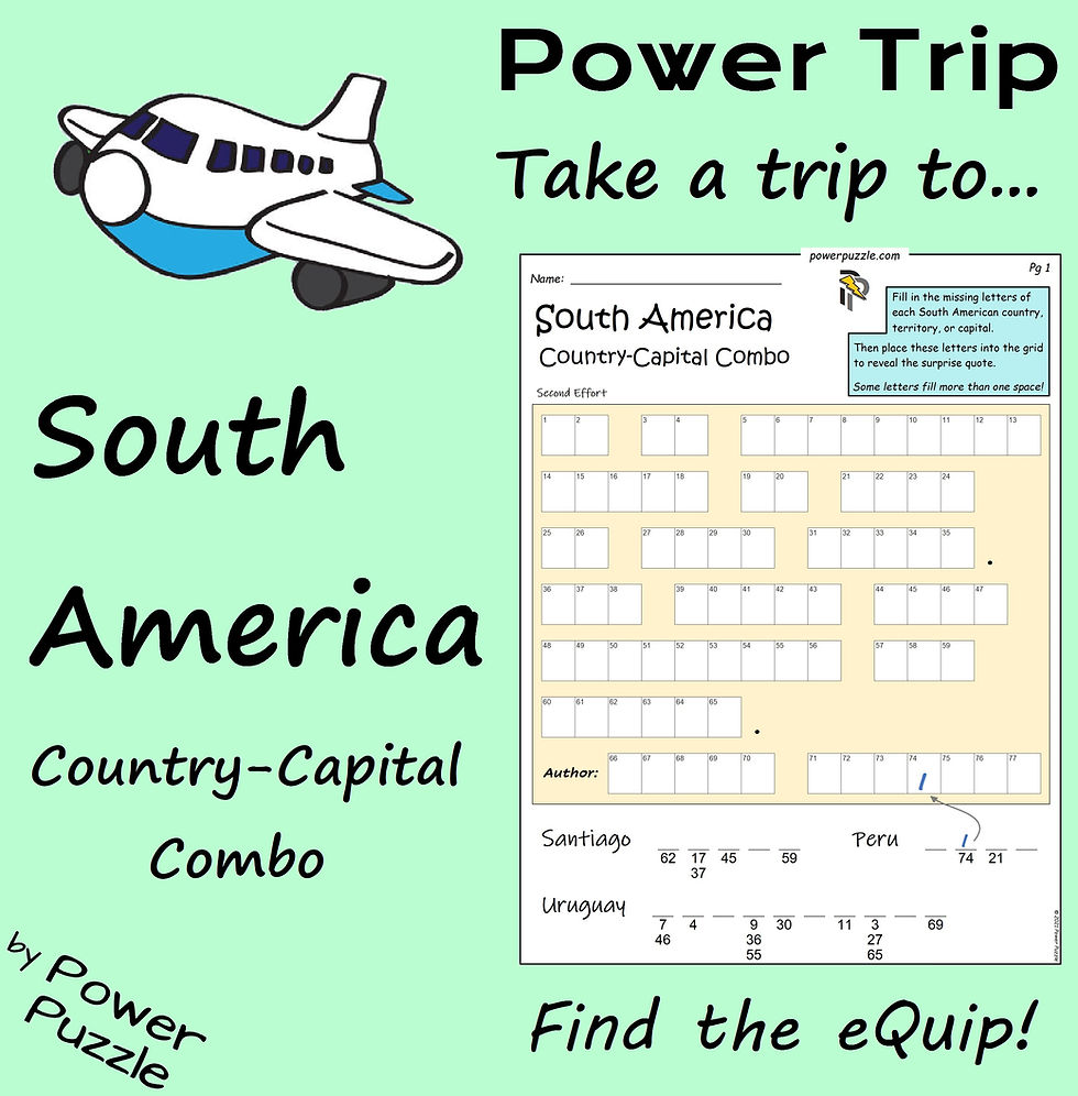 Thumbnail: Power Trip - Countries and Capitals