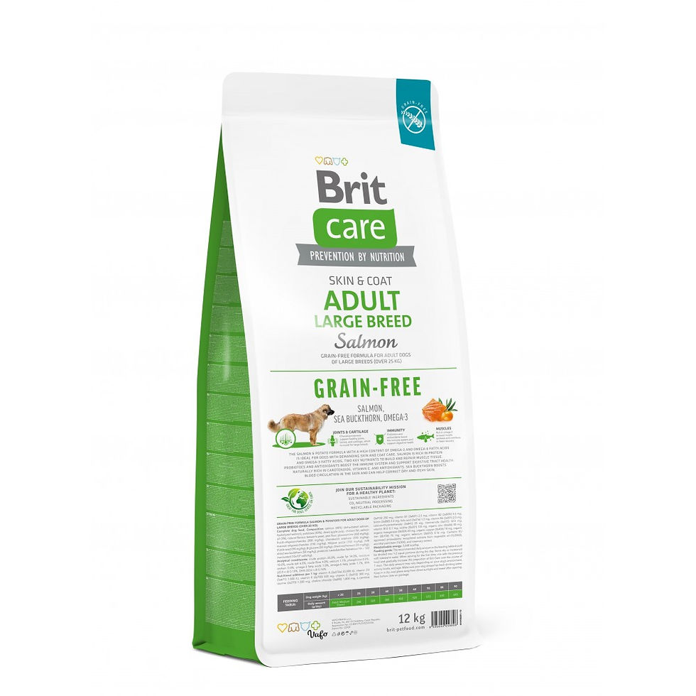 Прев'ю: Корм для собак великих порід Brit Care Dog Grain-free Adult Large Breed 12кг