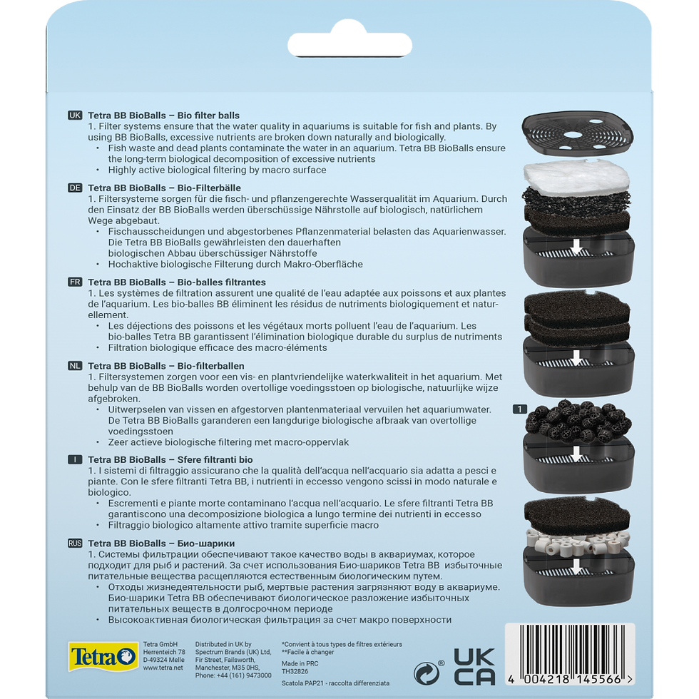 Прев'ю: Наповнювач біо-кульки Tetra BioBalls для зовнішнього фільтра EX 800 мл