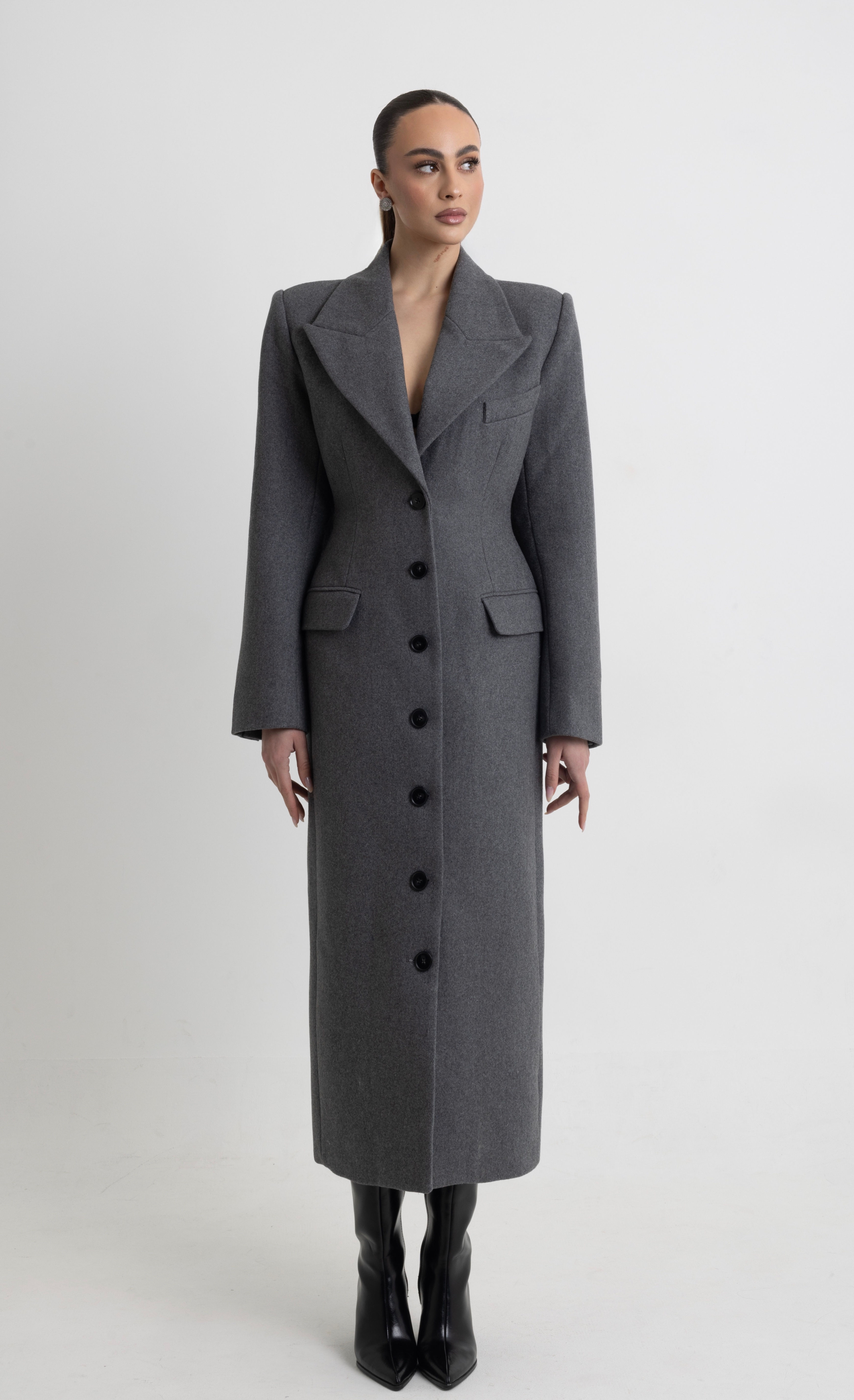 Valentina Gray Coat