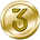 3 on 6 gold badge