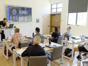 Dr. Locke instructing dentists at the 3 on 6 training