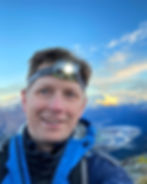 Chris Oze takes a selfie while on a trip in the Mt Aspiring National Park.