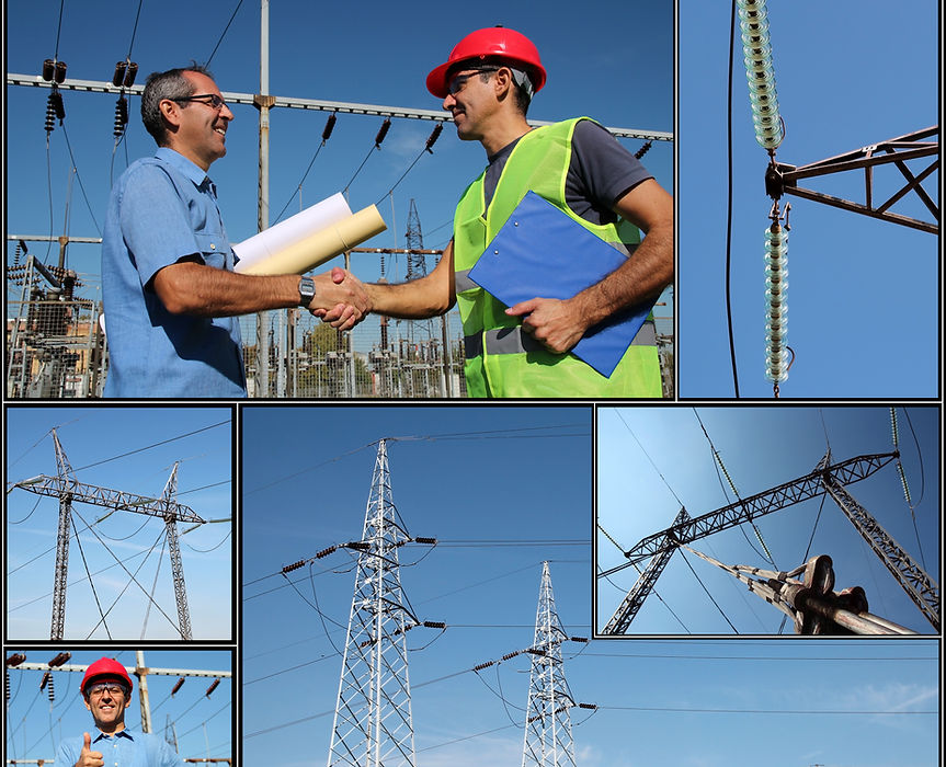 Utility engineering team at work