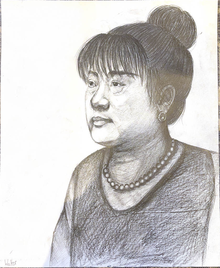 Staring Lady