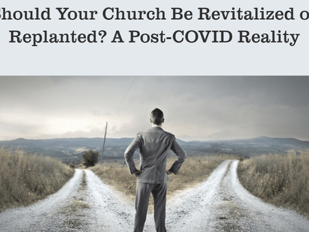 재개척하는(Replanting) 각오로 교회를 새롭게 하라!