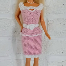 Gratis haakpatroon Barbie jurkje