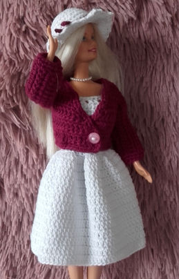 Witte jurk met jasje