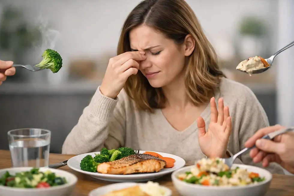 Sensorisk sensitivitet knyttet til mat og måltid