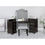 Thumbnail: Furniture of America® Tracie Obsidian Gray Vanity Set