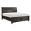 Thumbnail: Homelegance® Begonia Grayish Brown Queen Bed With Footboard Storage