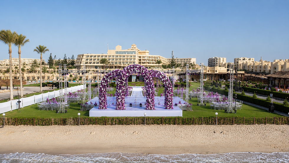 Luxury Beach Wedding In Egypt