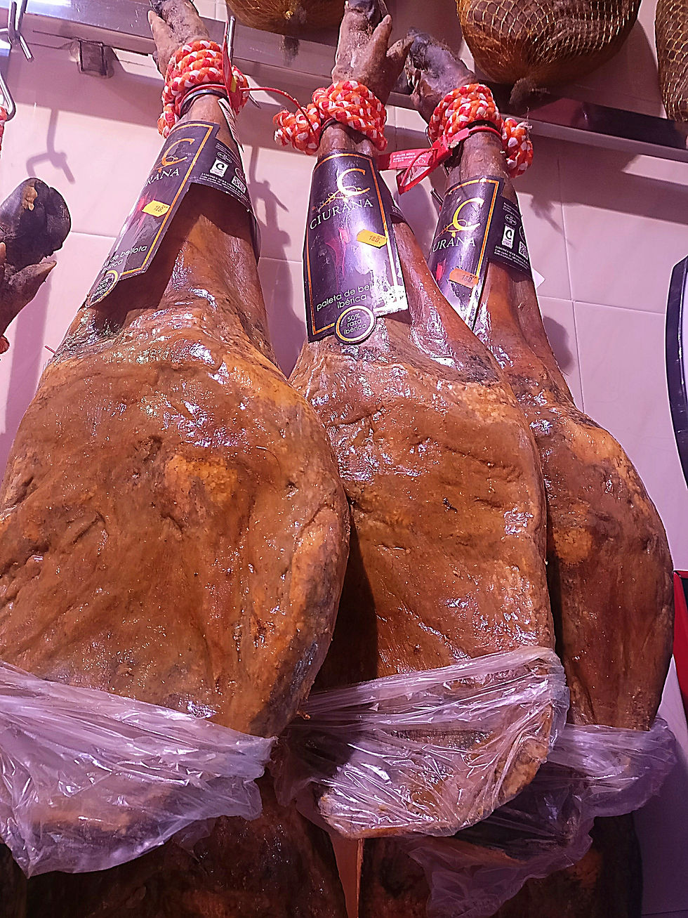 Miniatura: Paleta ibérica de bellota (raza ibérica 50%) 6 kg.