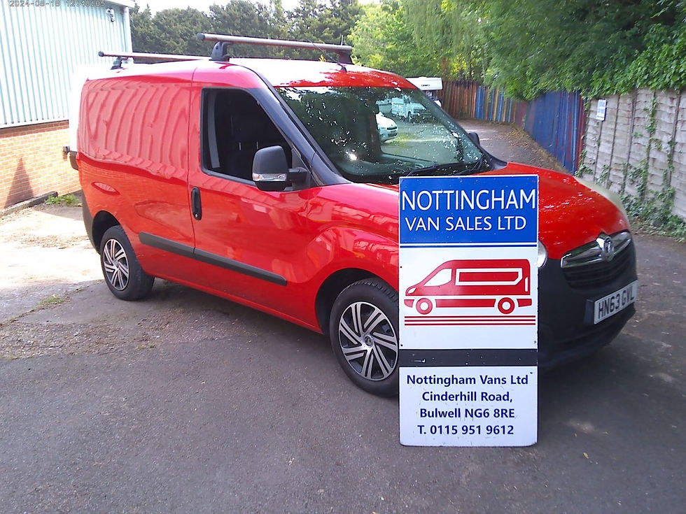 2013 Vauxhall Combo 2000 1.6 CDTI 16V 105ps H1 Van PANEL VAN Diesel Manual