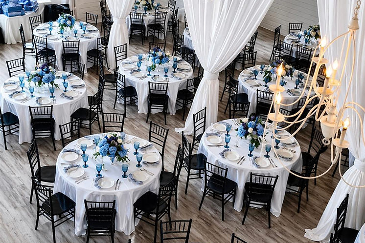 Reception at The Barn at Blue Sky Farm Dallas NC.jpg